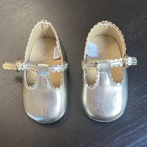 Janie and Jack Shimmering Gold Dress Shoes
